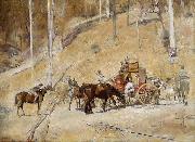 Tom roberts Bailed Up France oil painting artist